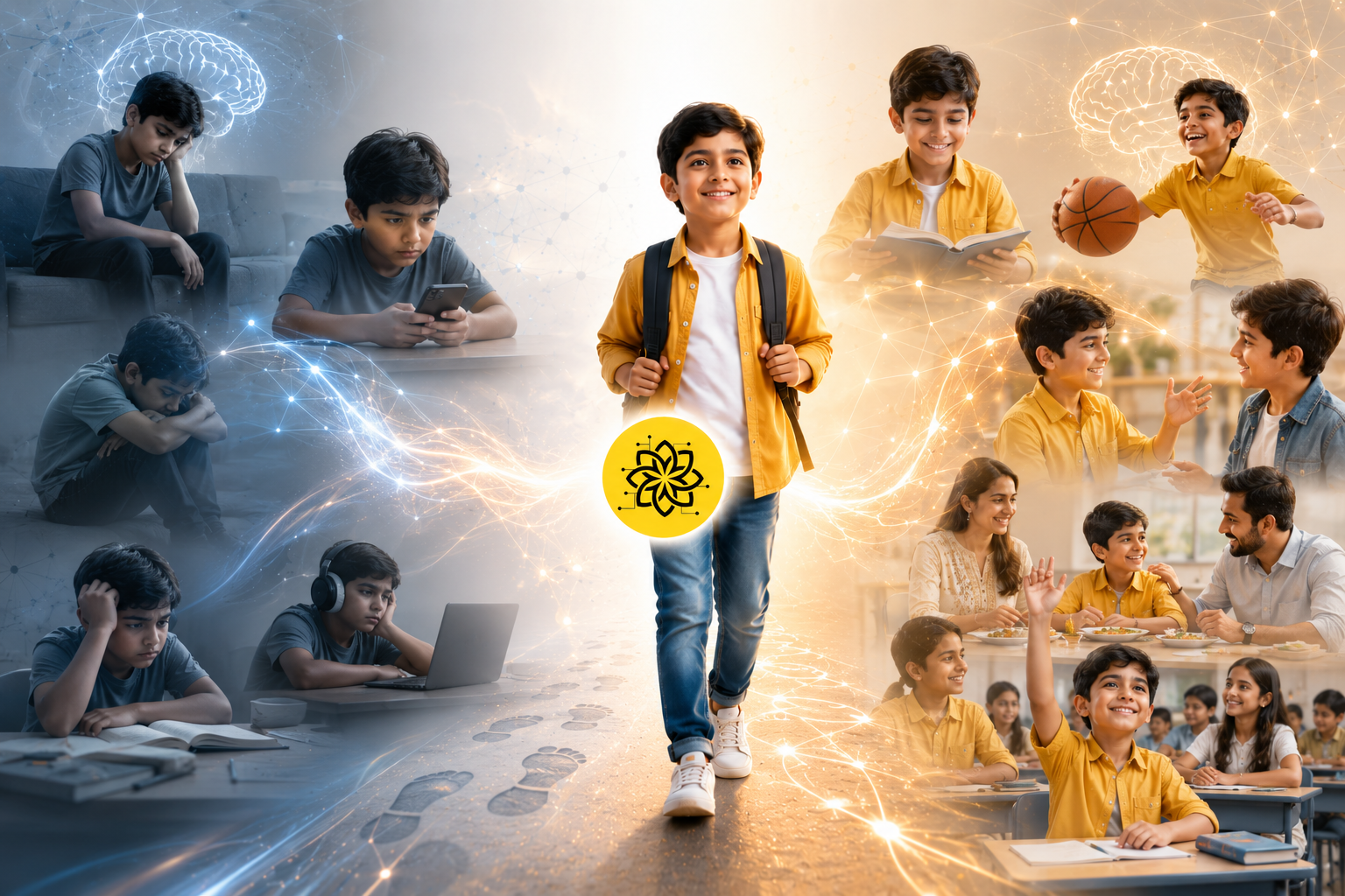 A child's transformation from stress and isolation to confidence and connection with Brain Neti